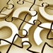 Question mark jigsaw
